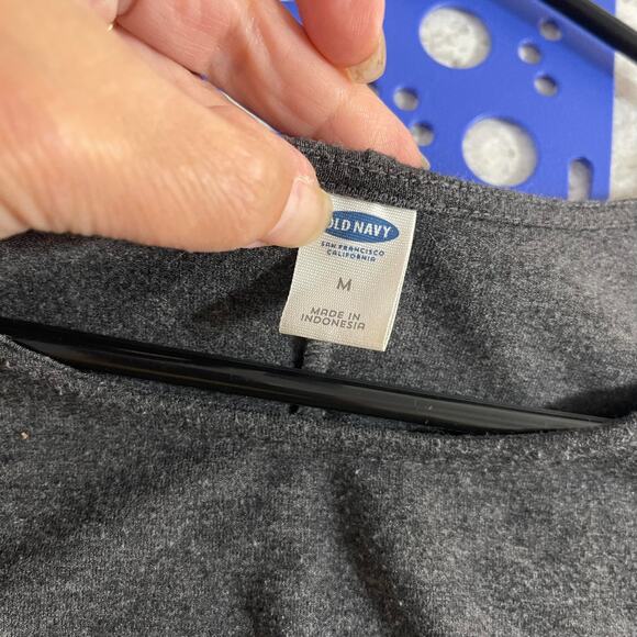 Old Navy women's medium dress gray knit tunic stretchy soft comfortable - Picture 5 of 12